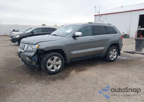 2012 Jeep Grand Cherokee Overland z USA, uszkodzony, nr VIN 1C4RJFCTXCC280817